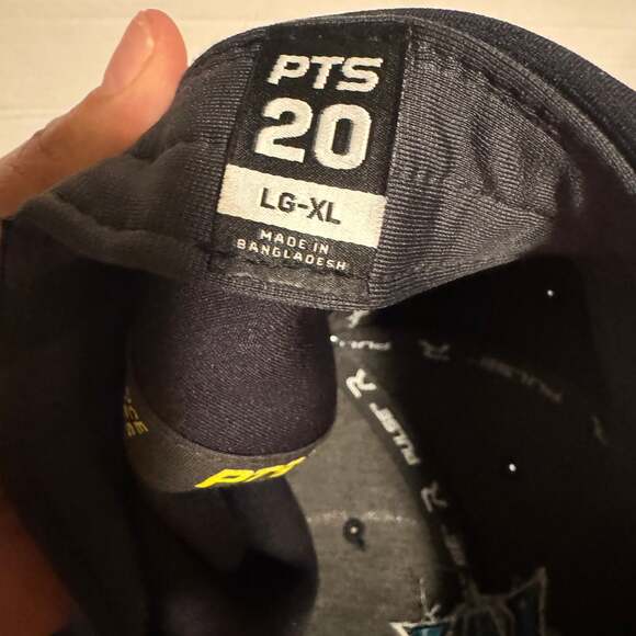 Richardson PTS Performance Team Series U-Form Flexfit Hat - Navy Blue/Teal 'W' L - Picture 2 of 5